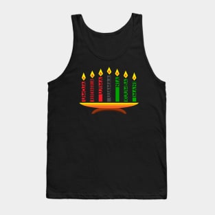 Kwanzaa Candles Holiday Tank Top